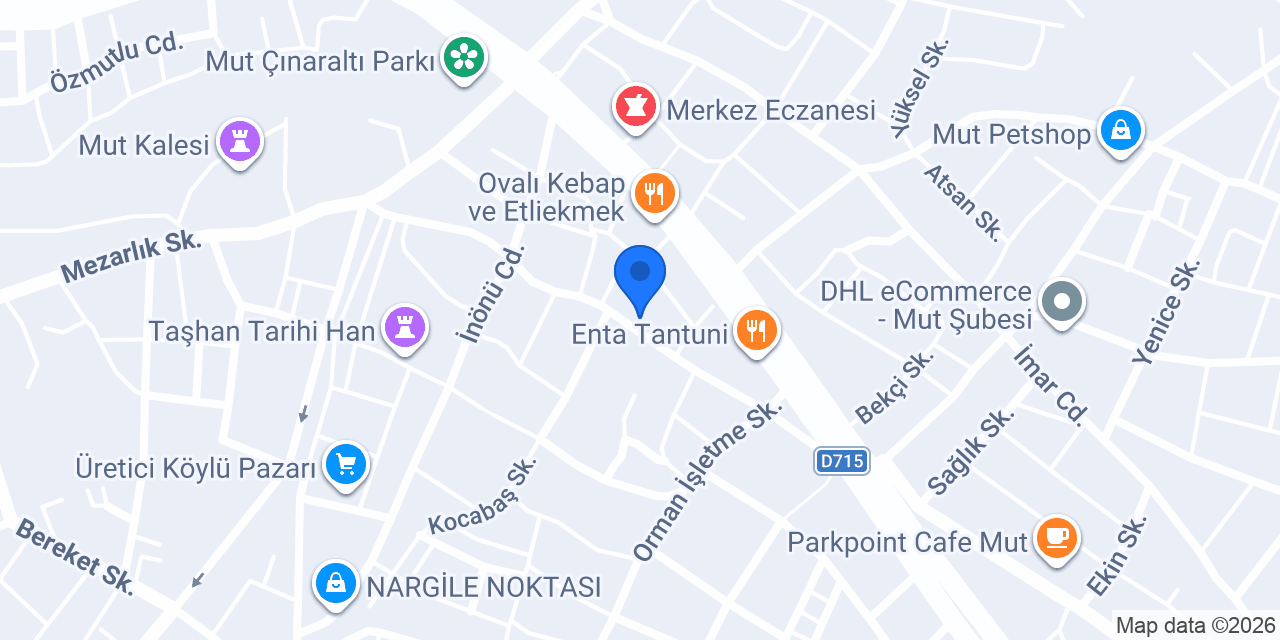 Artisan Ekmek Patisserie konumu