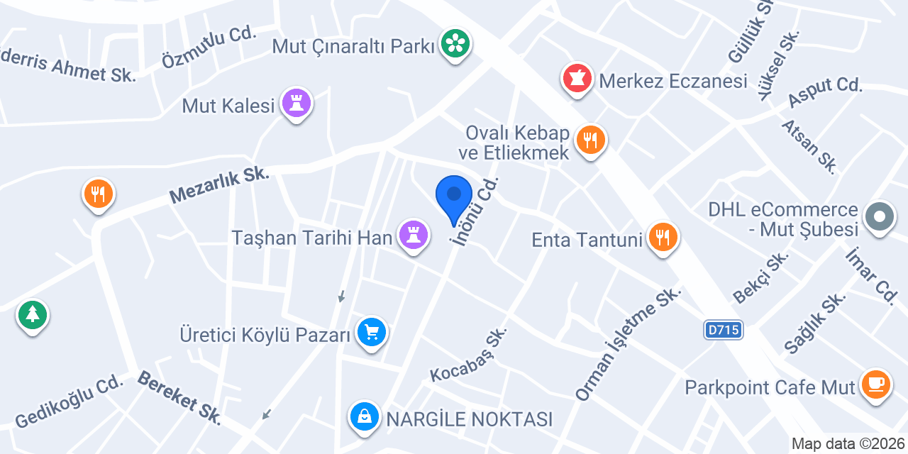 ÖZGÜ MİMARLIK MÜHENDİSLİK & OZALİT & DOĞALGAZ konumu