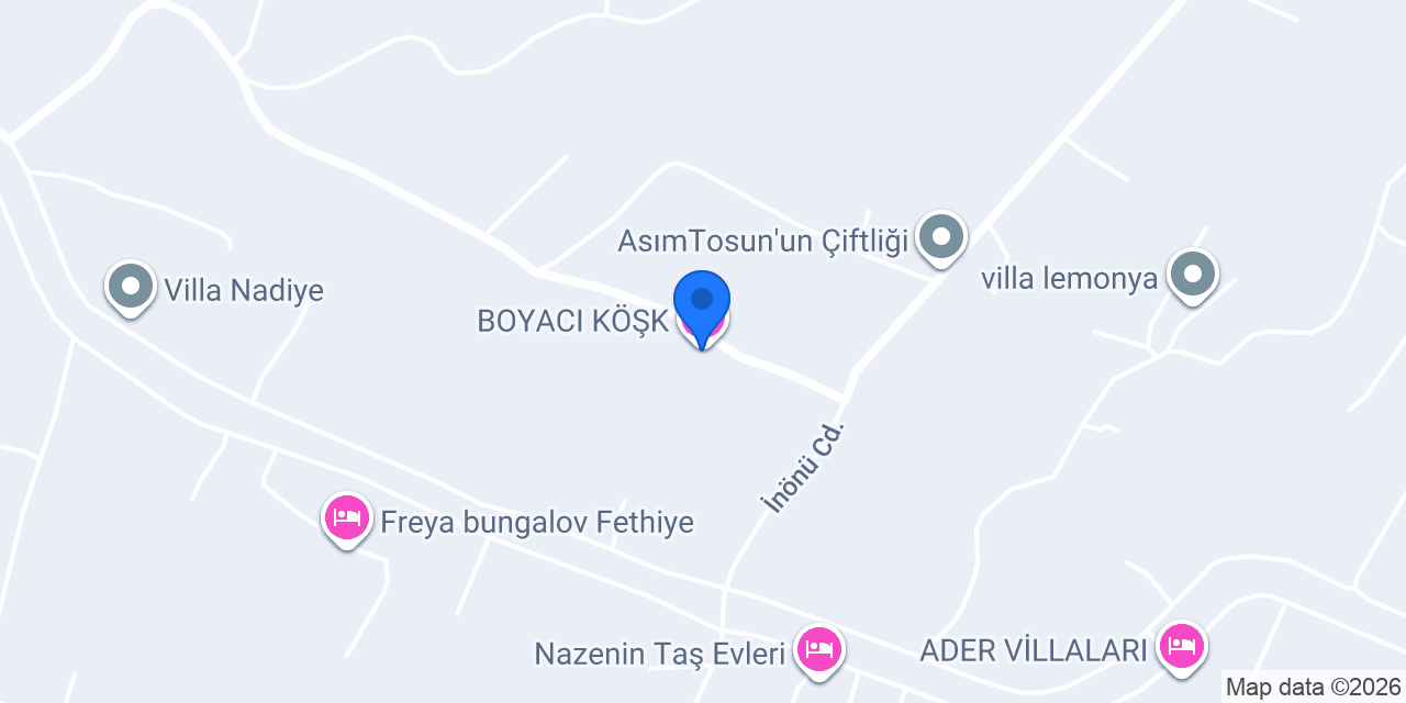 BOYACI KÖŞK konumu