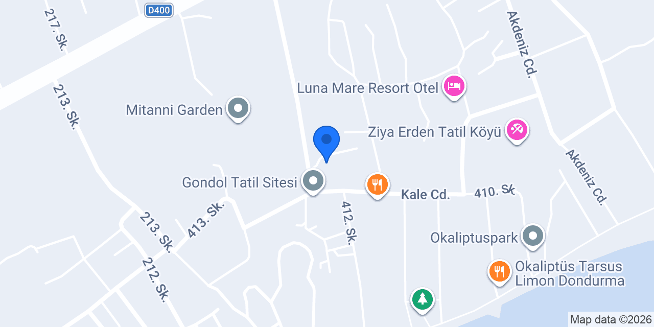 Akyüz Veranda konumu