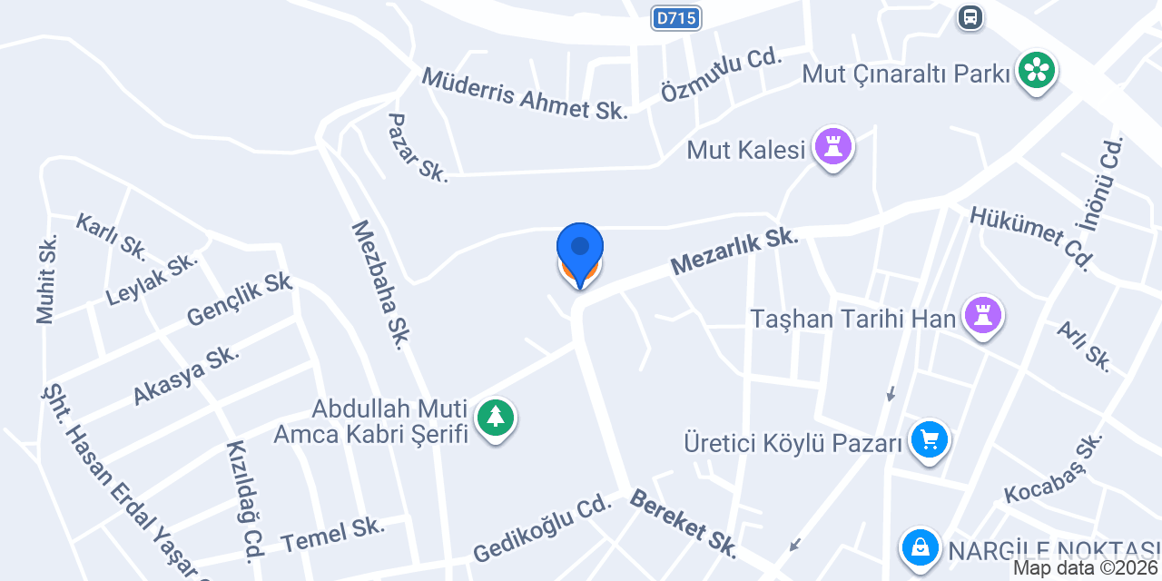 Bld. Ekmek Fabrikasi konumu