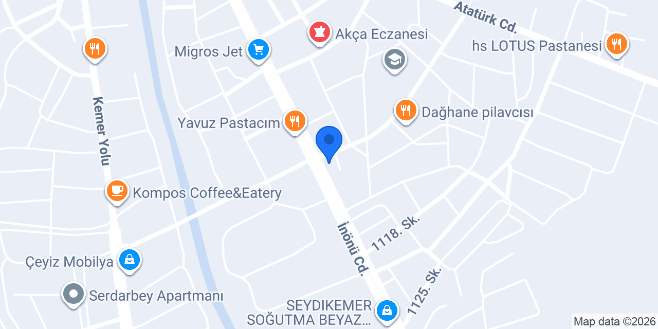 Seydikemer Hedef Sürücü Kursu konumu
