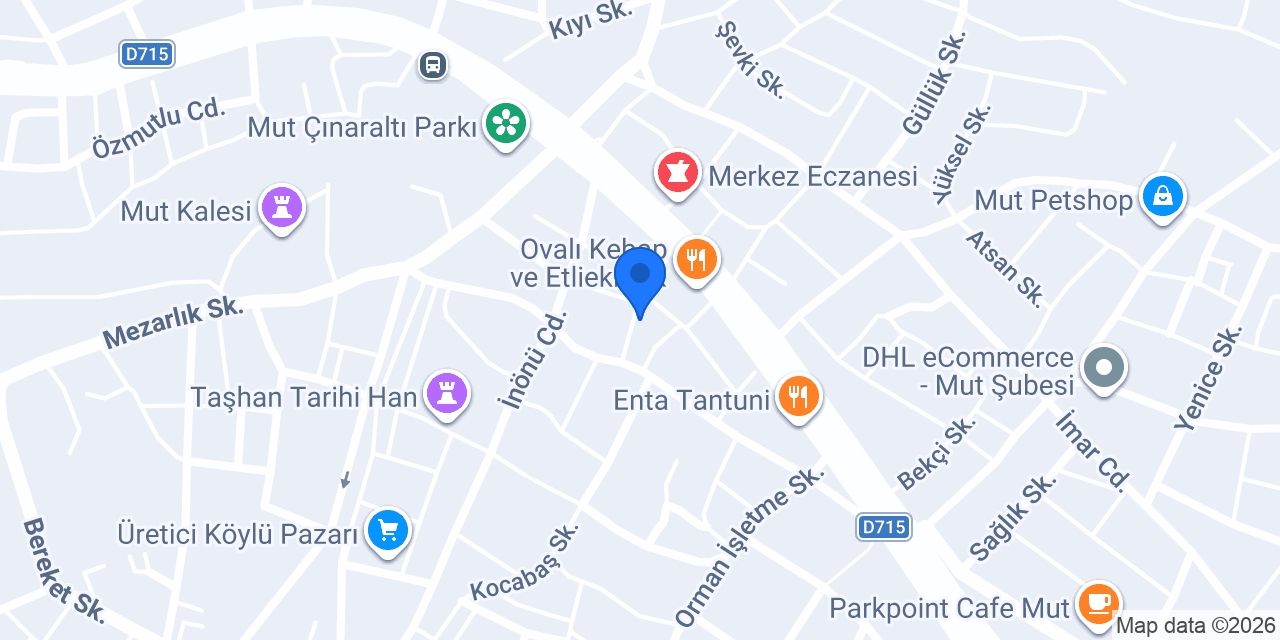 Aydın yufka mut konumu
