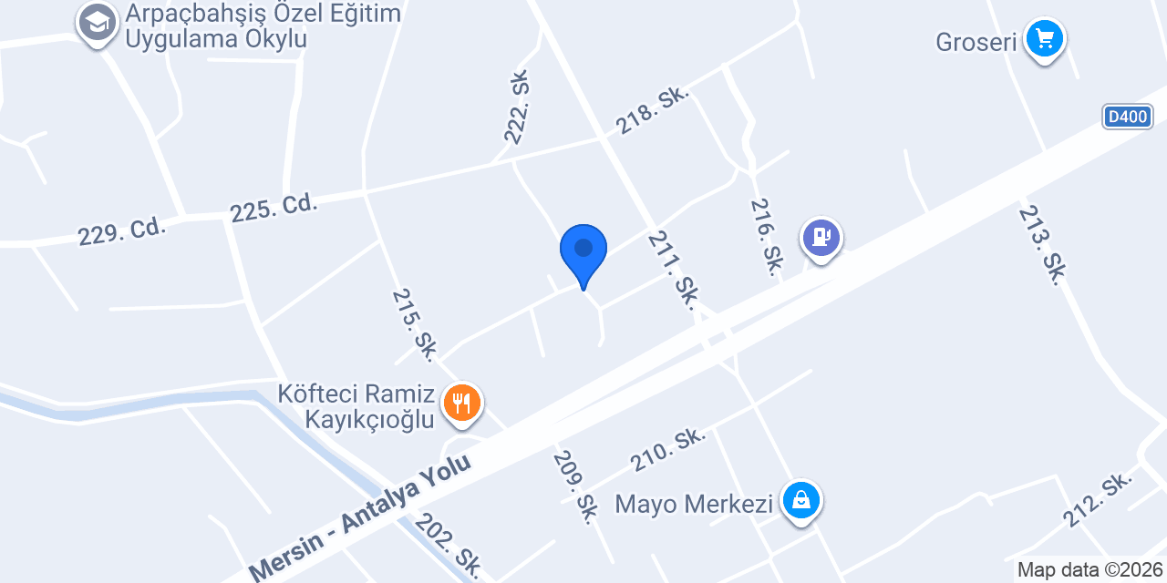 Sultan Yapı malzemeleri konumu