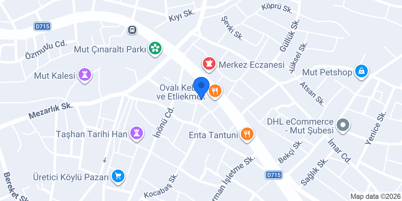Fizyoterapist Eda Şeker konumu