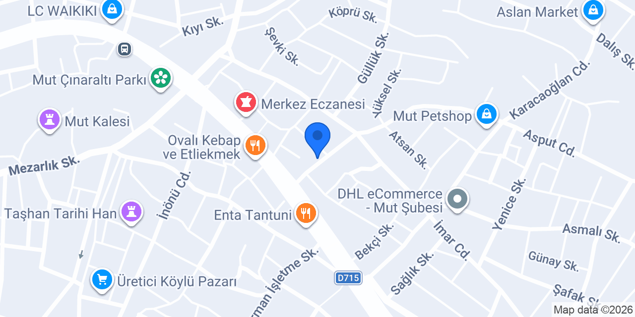 Karadayı Elektrik konumu