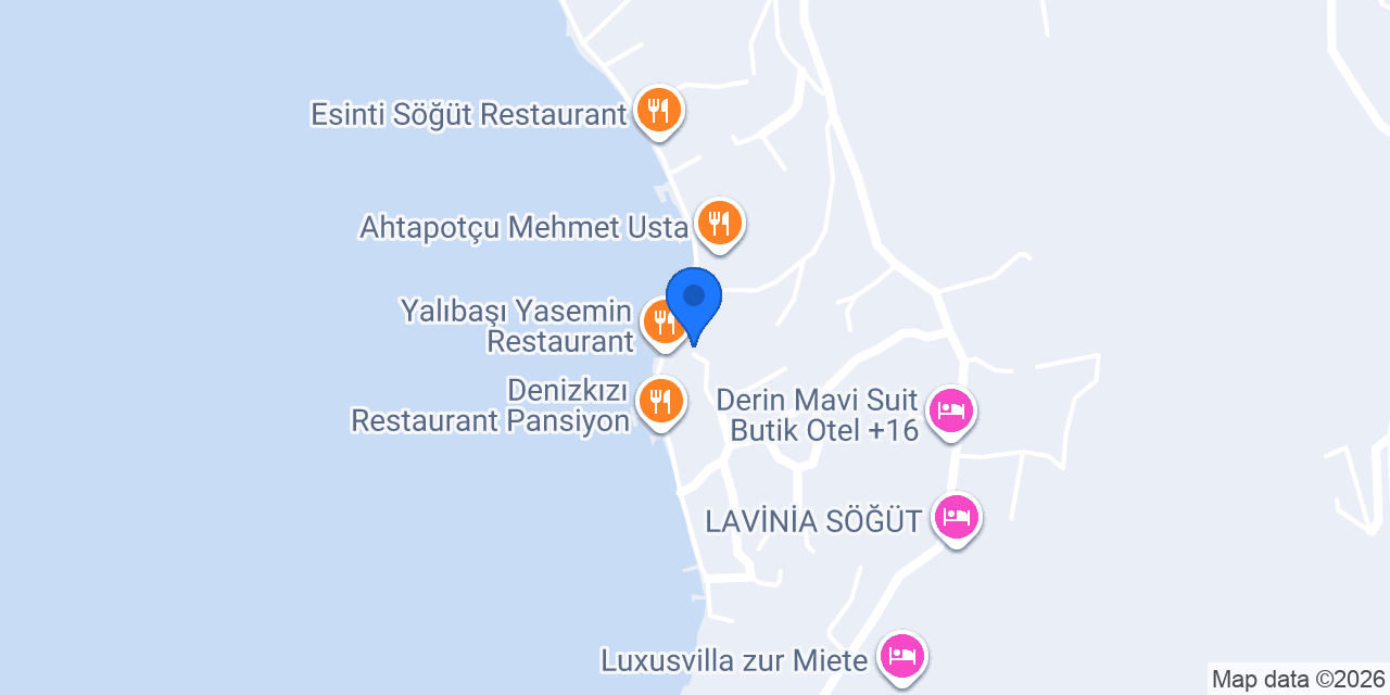 Söğüt Narçiçeği Pansiyon konumu