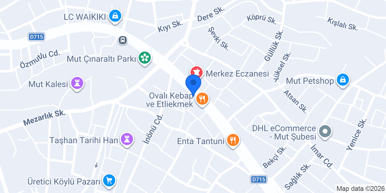 Köşem Lokantası konumu