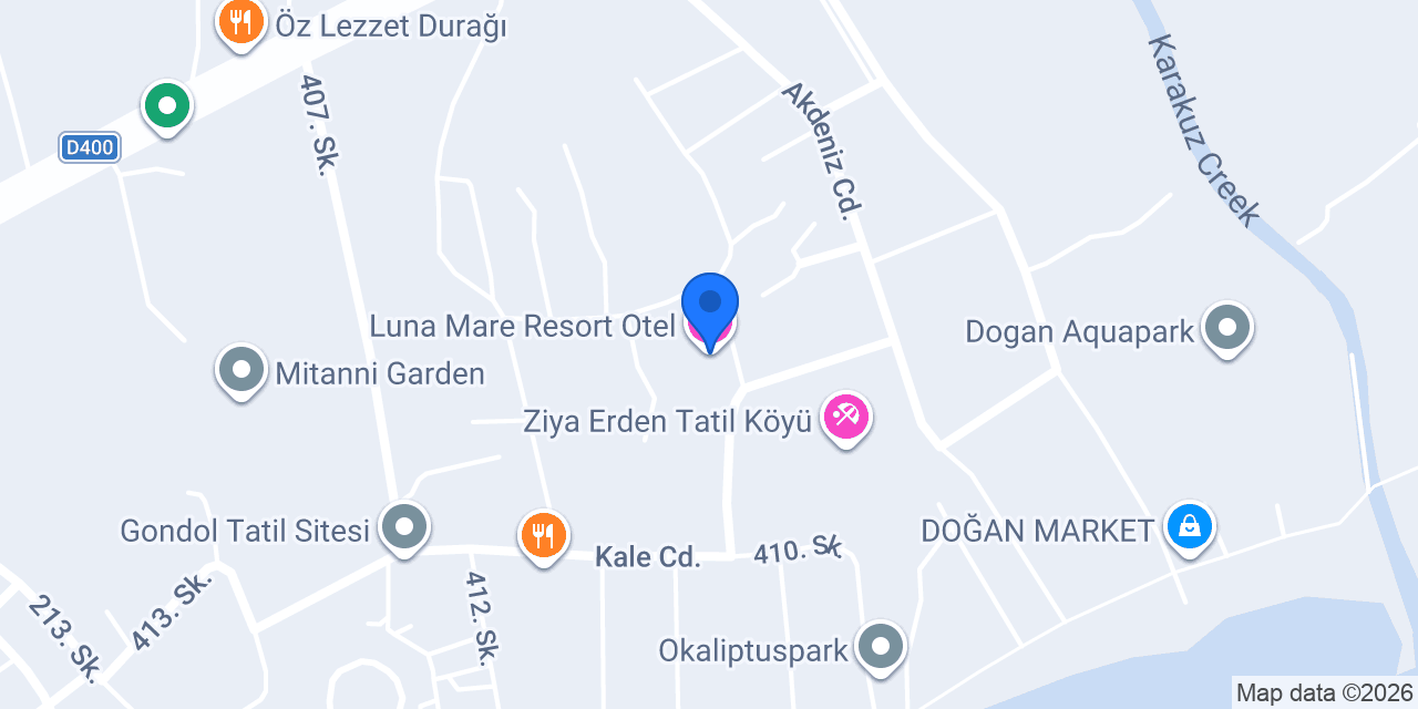Luna Mare Resort Otel konumu