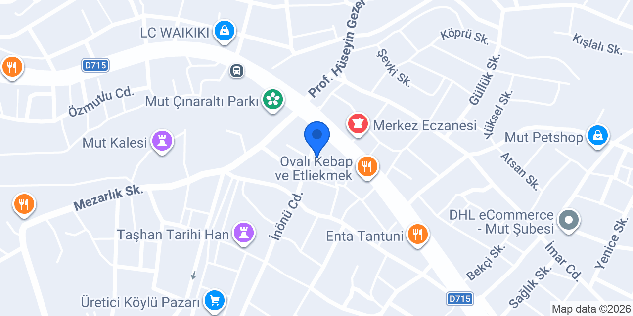 Kordon Pastanesi konumu