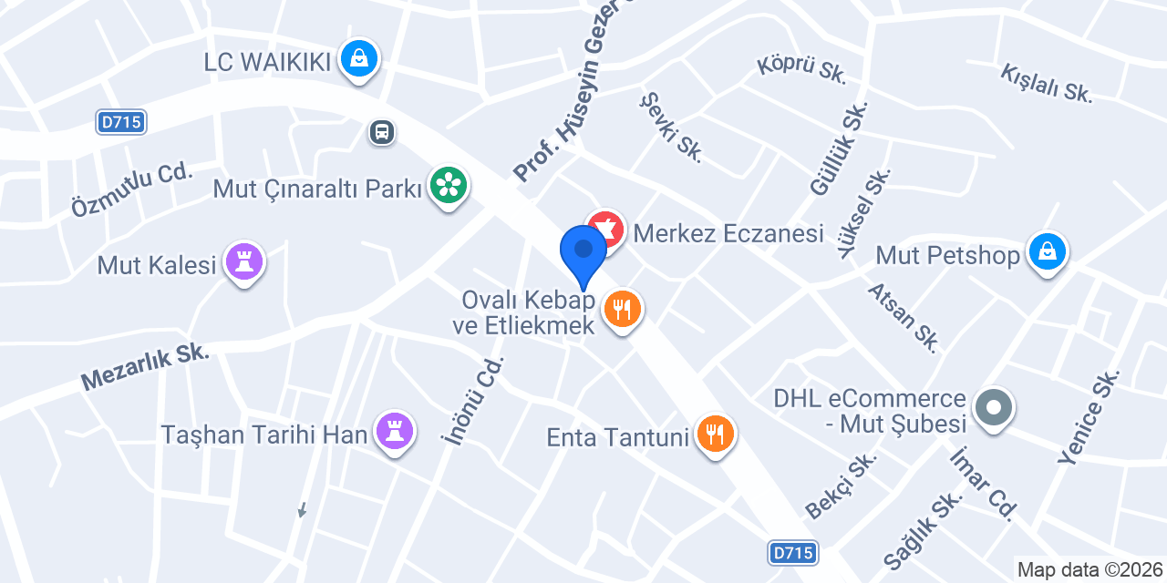 Azizim restaurant konumu