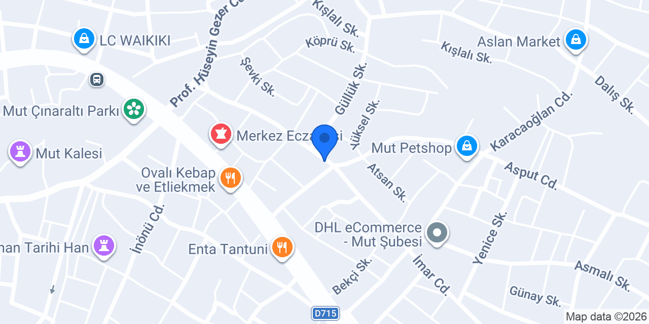 Kehribar Kafe konumu