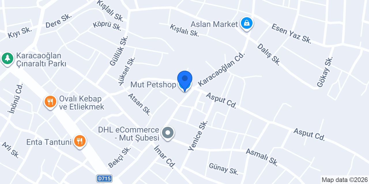 Mut Petshop konumu