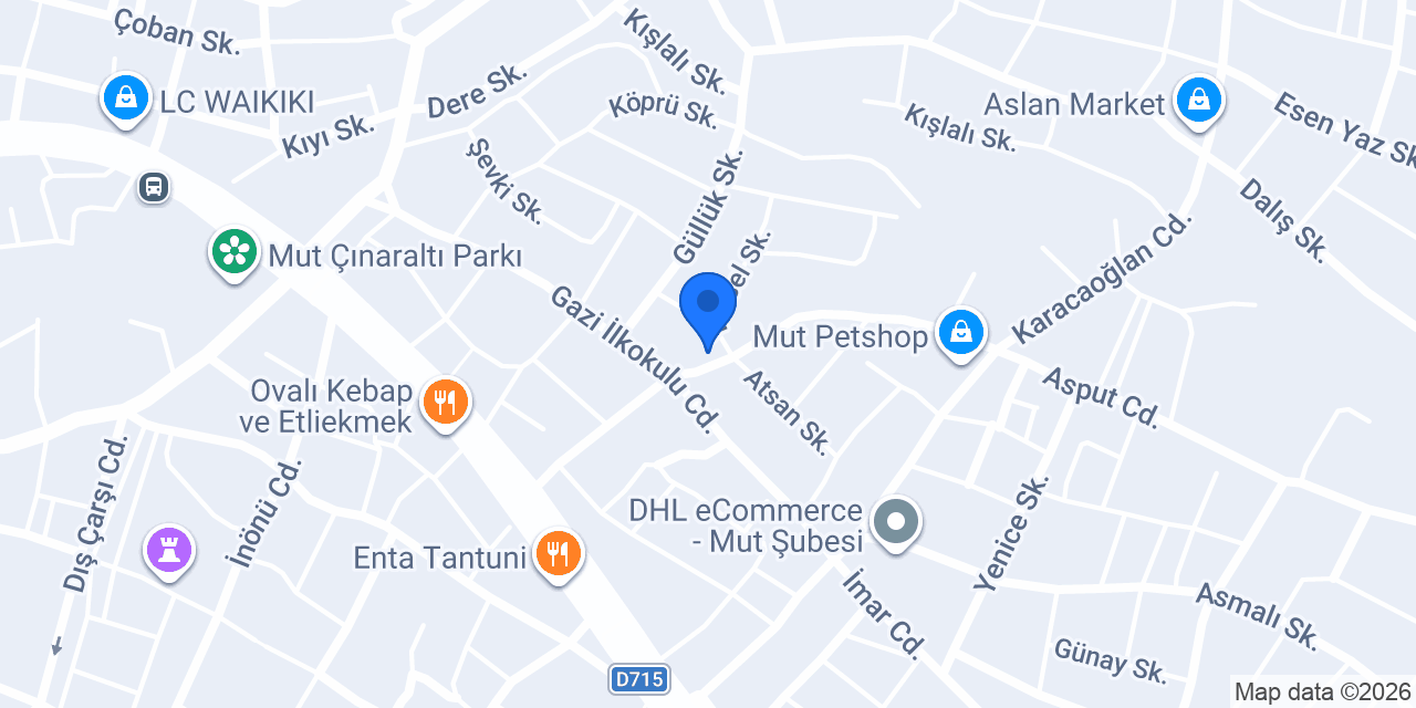 Damla Moda Evi konumu