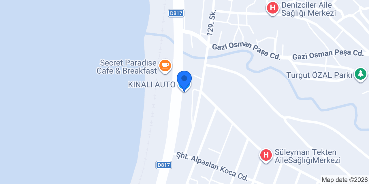 KINALI AUTO konumu