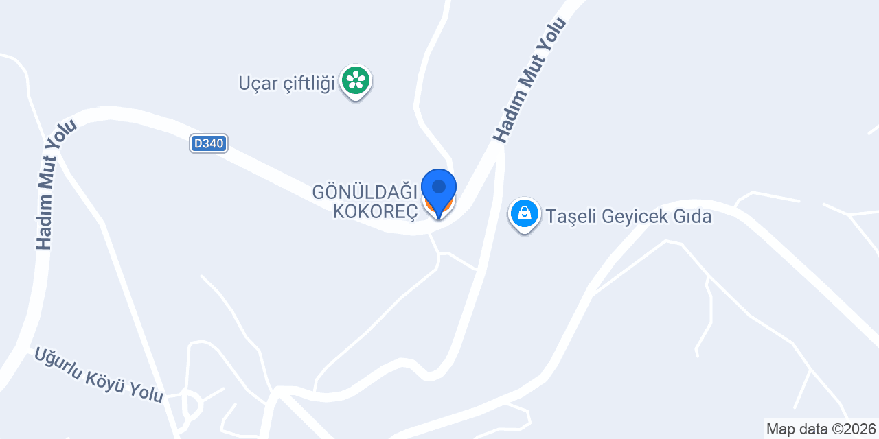 GÖNÜLDAĞI KOKOREÇ konumu
