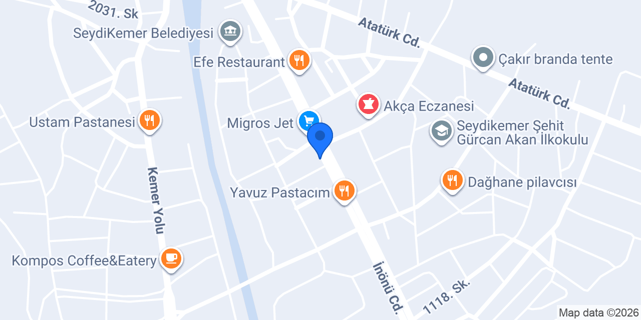 Arçelik-Levent Ticaret konumu