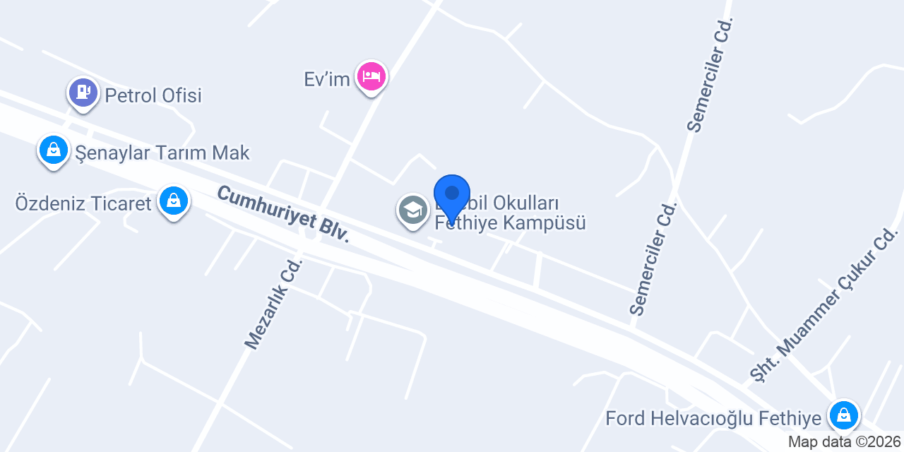 Modalife Fethiye 2 konumu