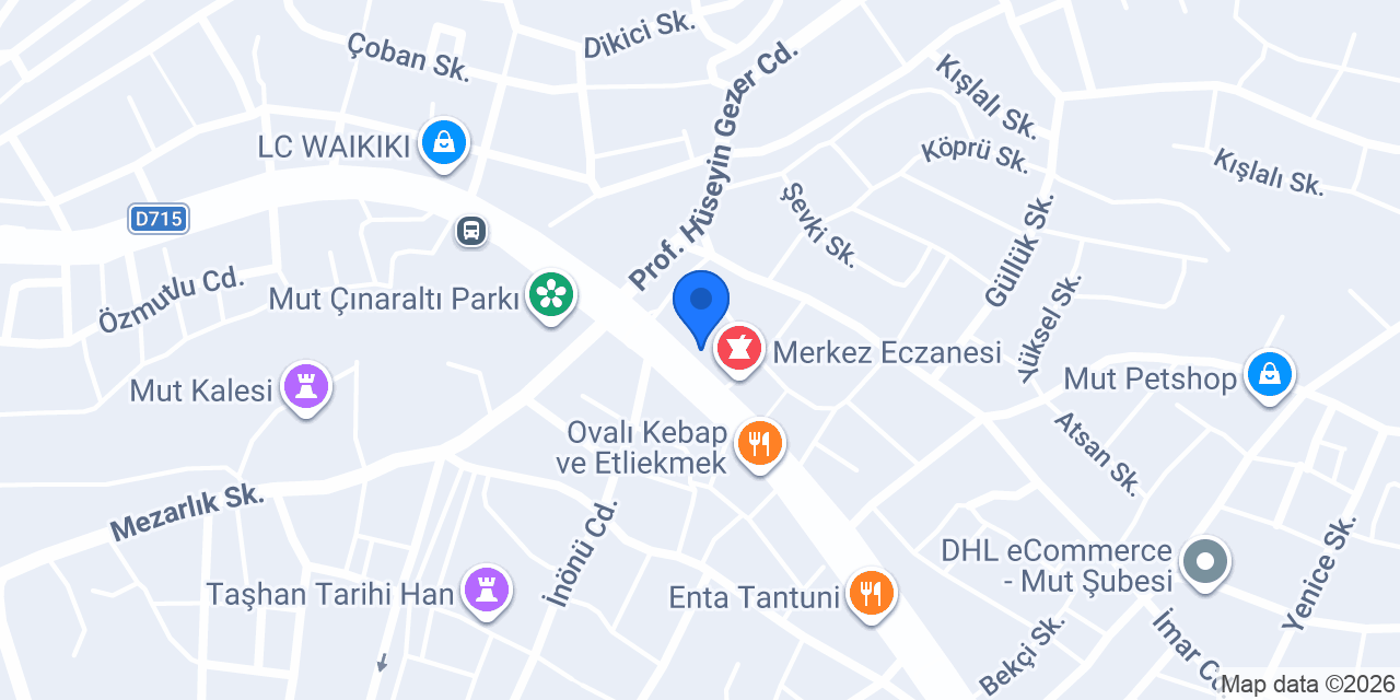 Diş Hekimi Mehmet Devam konumu