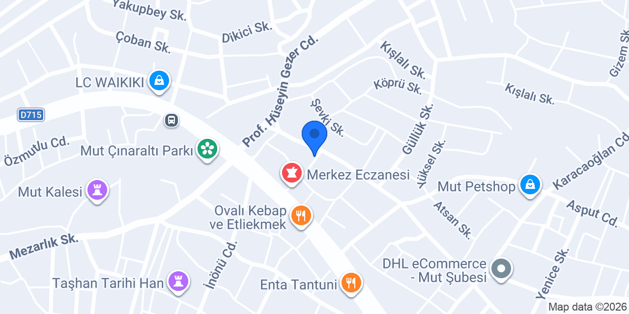 Destina çiçekçilik konumu