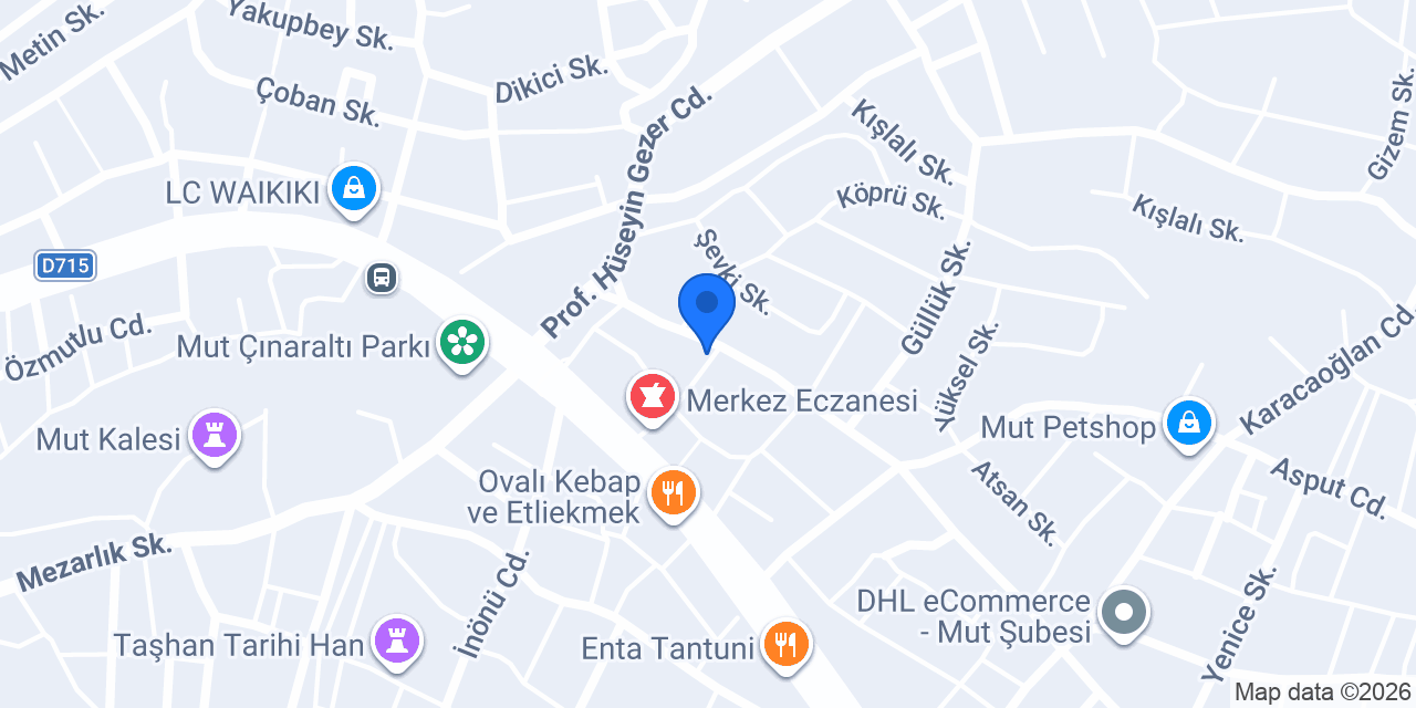 Emel Ata Moda Evi konumu