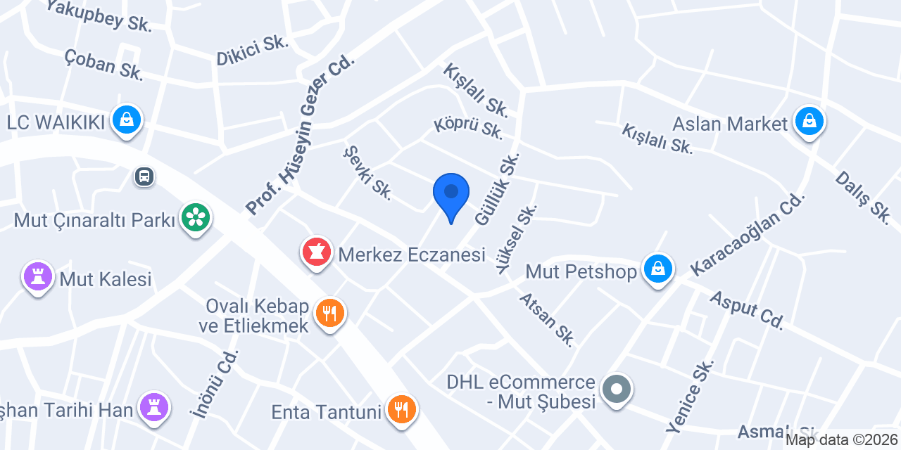 Gazi Ortaokulu konumu