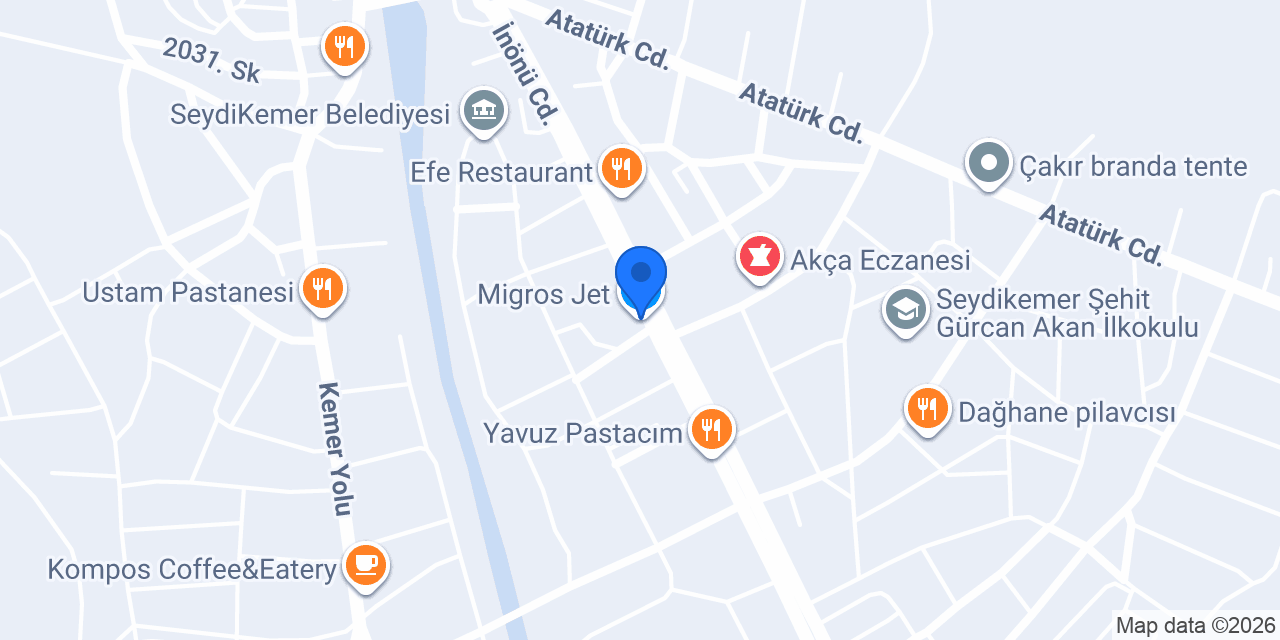 Migros Jet konumu