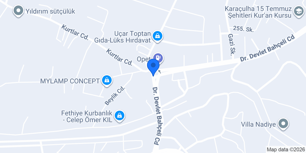Genç Mobilya konumu