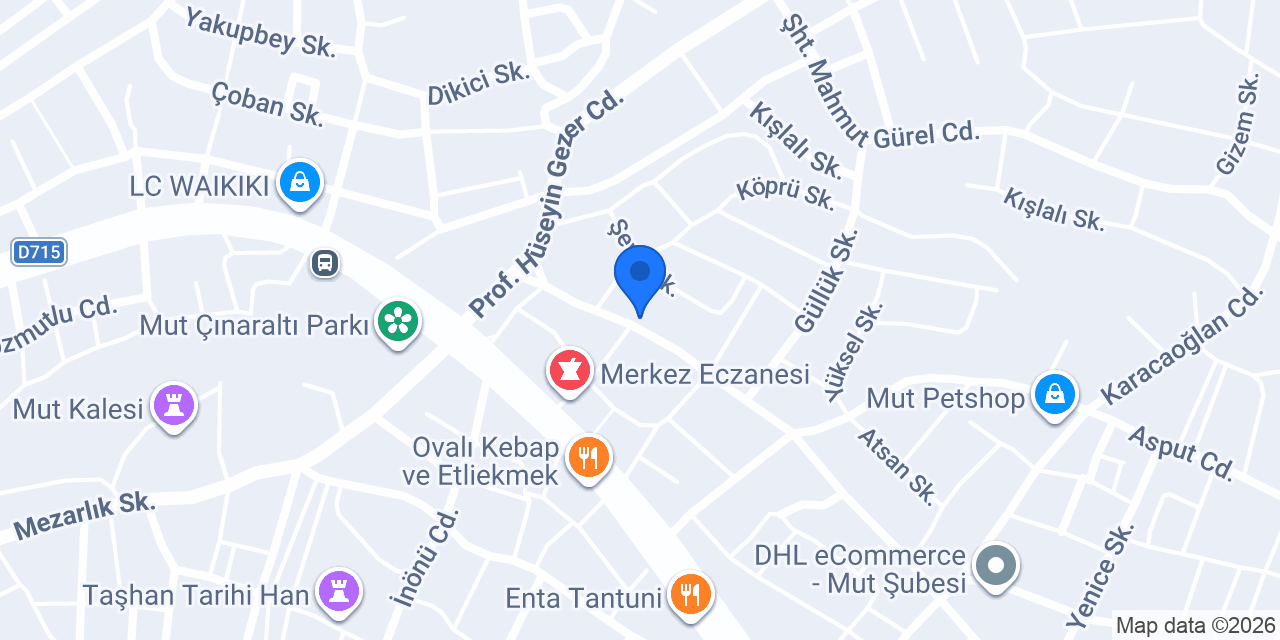 Ünan Kuyumculuk konumu