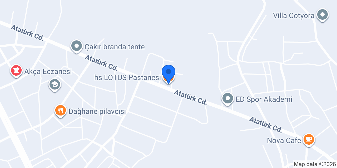 hs LOTUS Pastanesi konumu