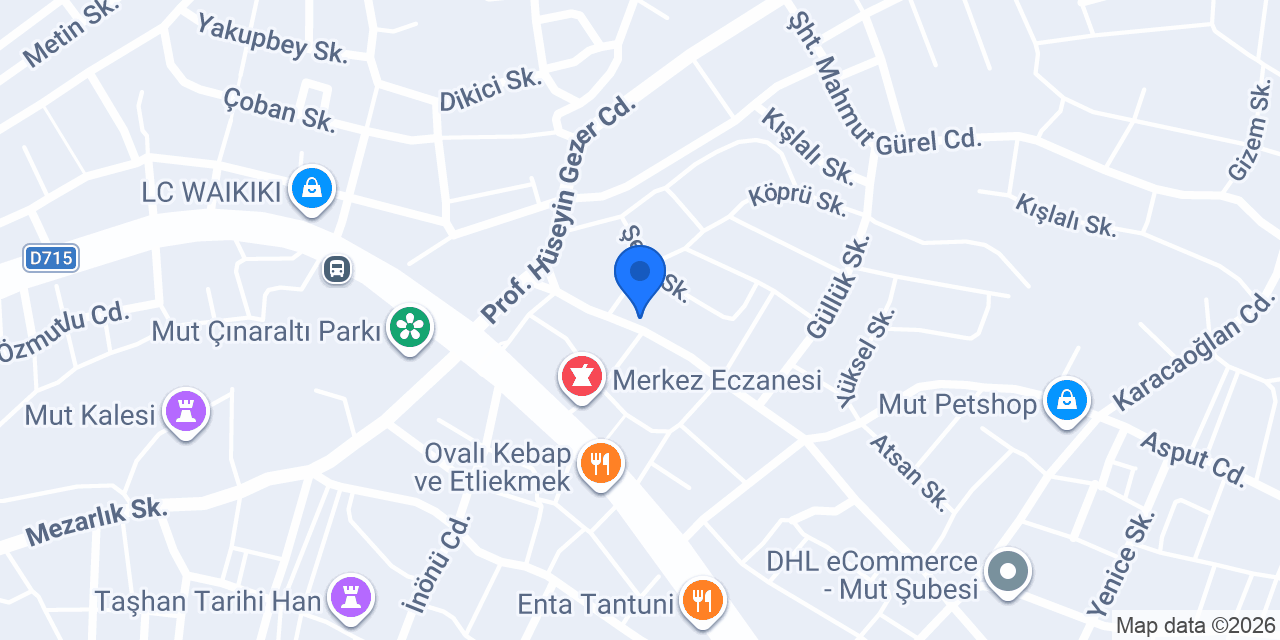 MUT HALI HOME konumu