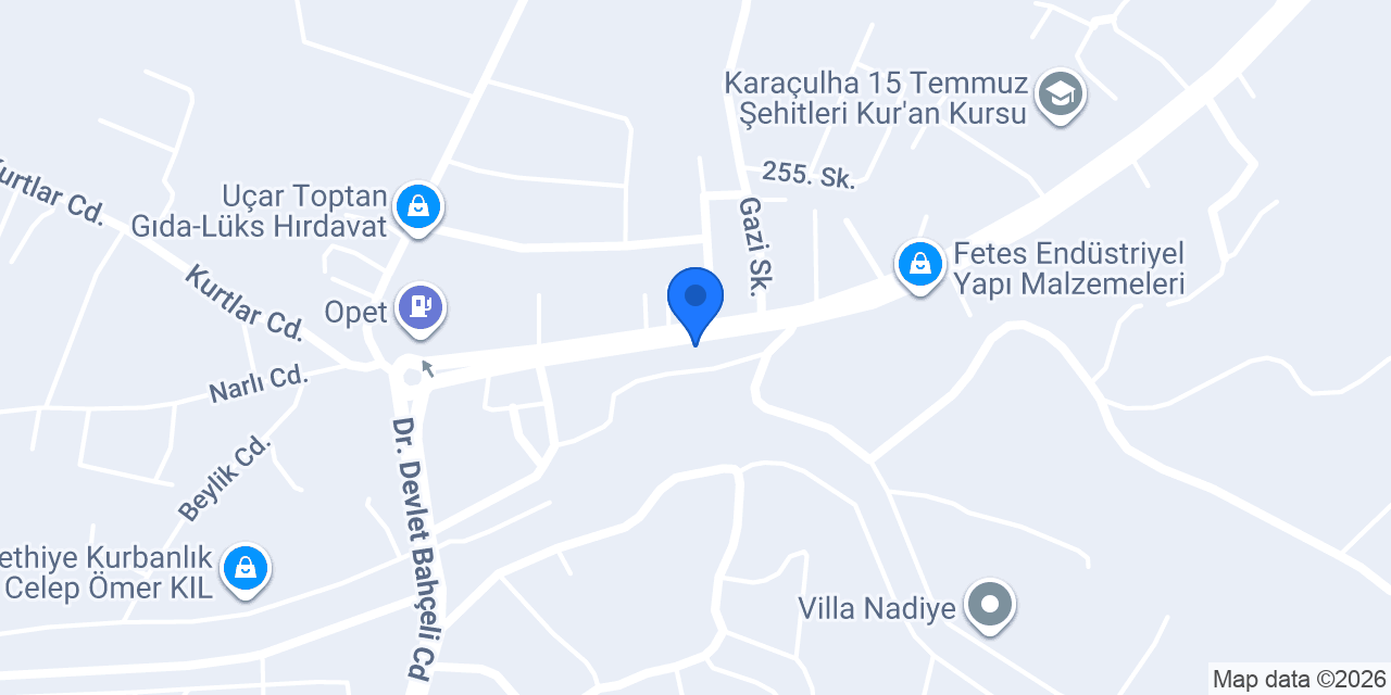 YAVUZLAR ZEYTİNCİLİK konumu