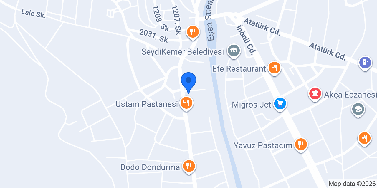 İŞLER KİTABEVİ SEYDİKEMER ŞUBE konumu