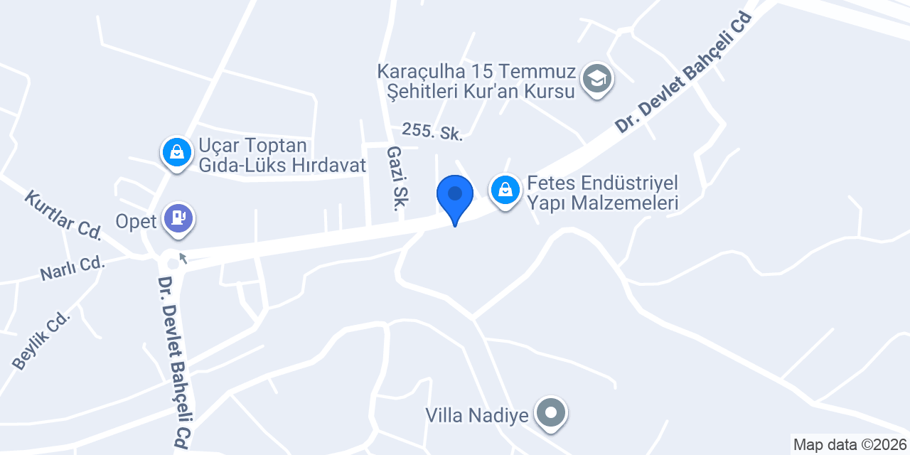 Akre Mobilya Tasarım konumu
