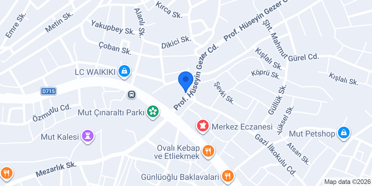 Deva Otel konumu