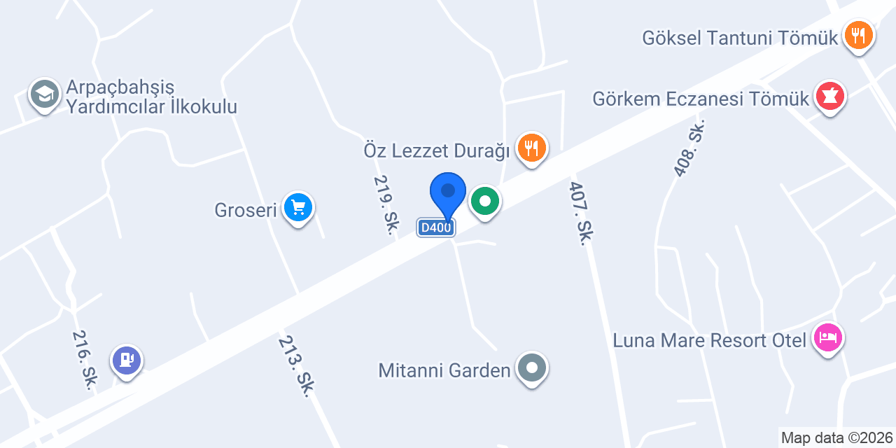Pamukçu YAPI Market konumu