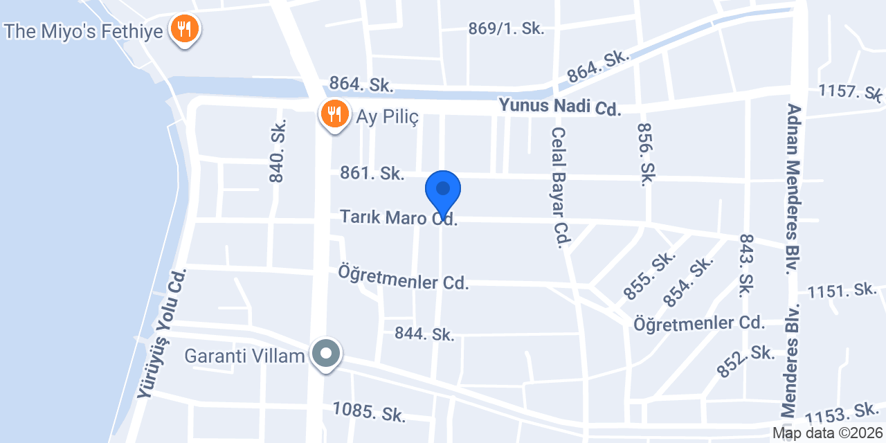 Toker Hukuk Bürosu konumu