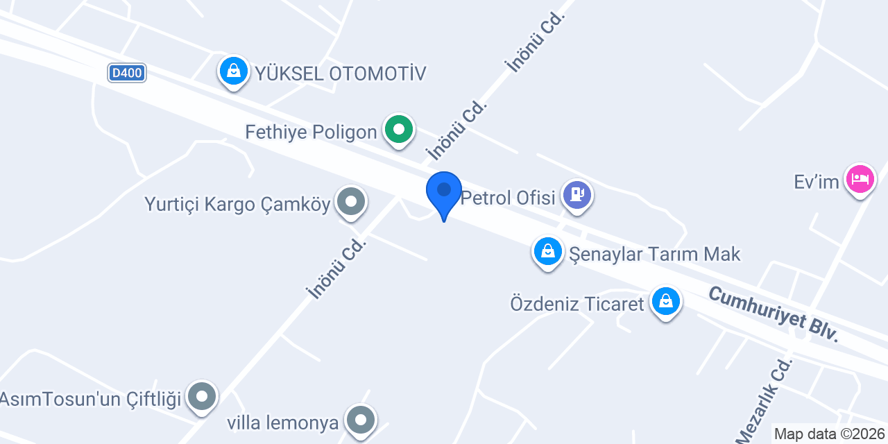 Gür Mobilya konumu