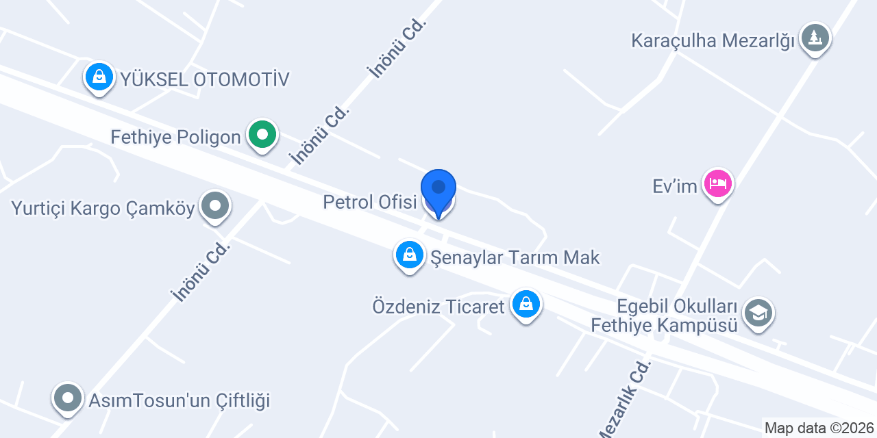 Petrol Ofisi konumu