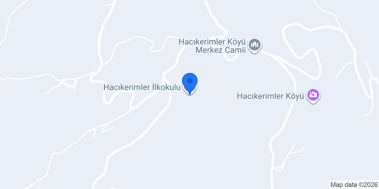 Hacıkerimler İlkokulu konumu