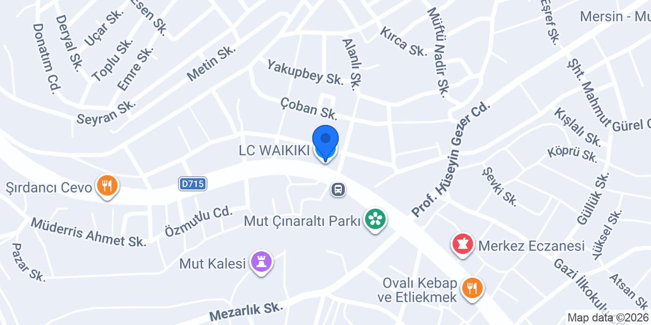 Uzman Psikolog Büşra Çat Orman konumu