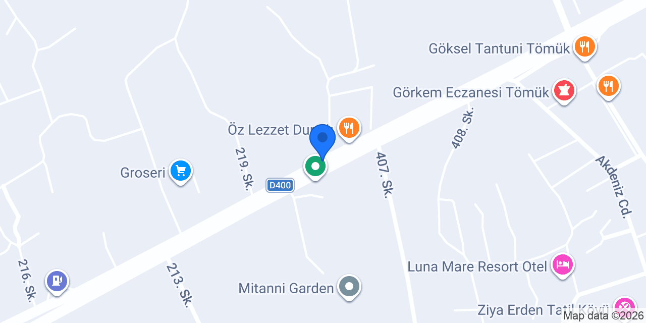 Ziro Rent A Car konumu