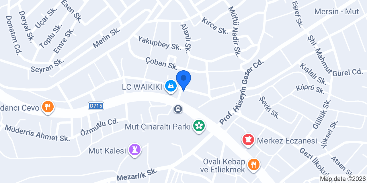 Uzman Veteriner Kliniği konumu