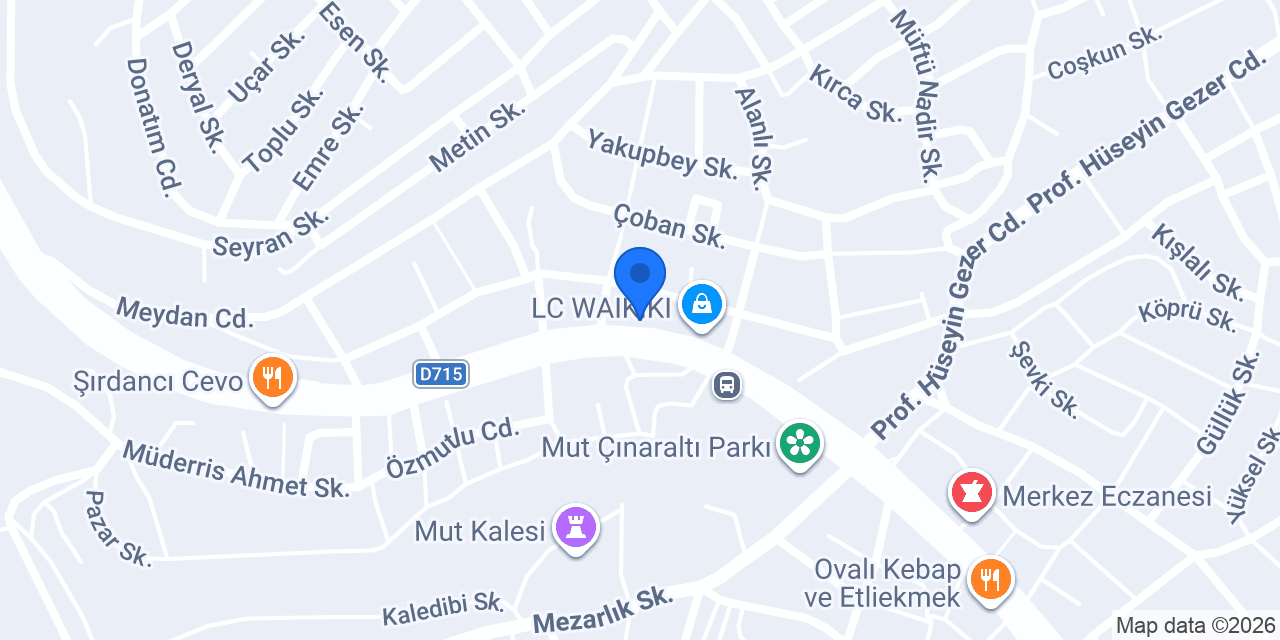 Şıkşık İnşaat Yem Gübre konumu
