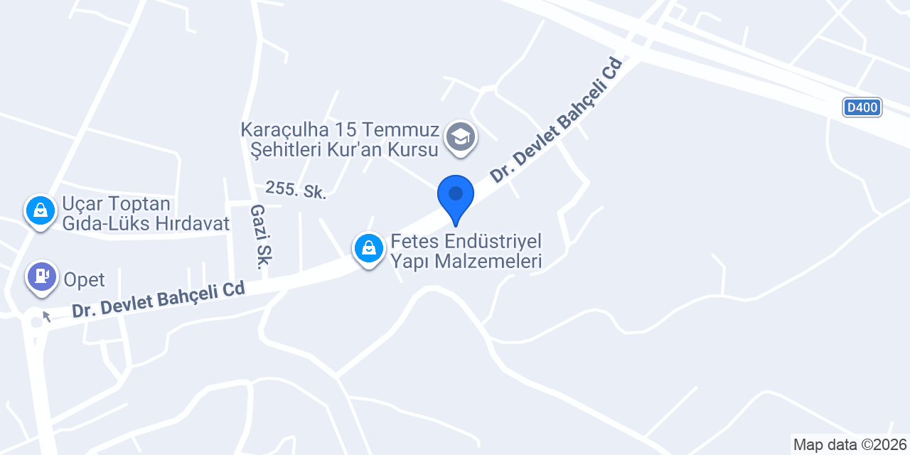 Açı Mobilya konumu