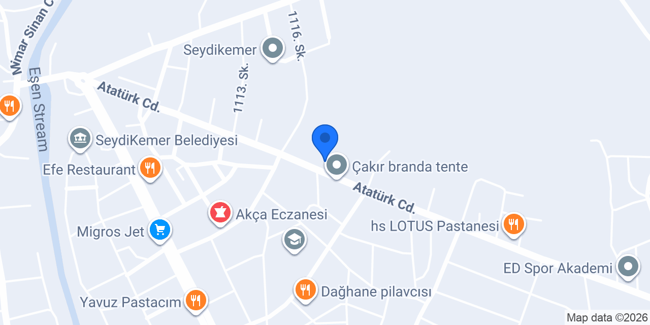 EROLGAZ SEYDİKEMER konumu