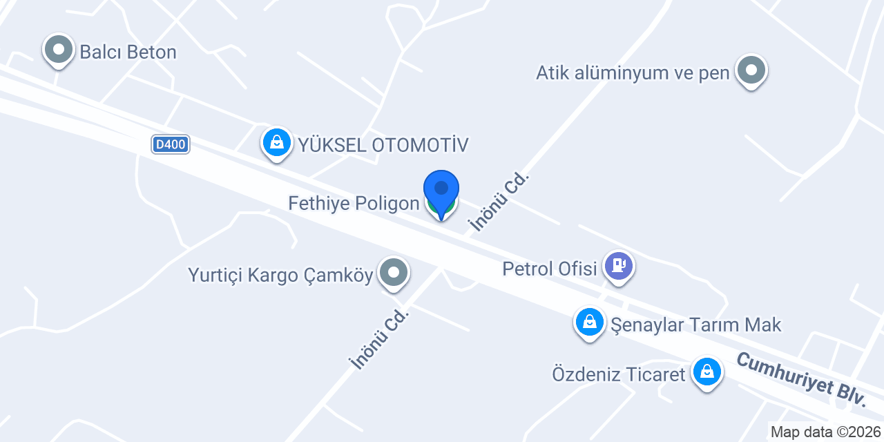 Fethiye Poligon konumu