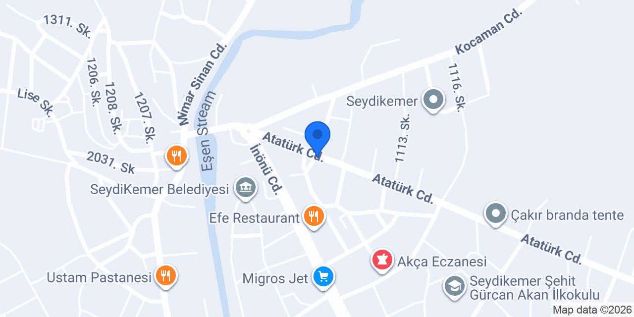 SEYDİKEMER ECZANESİ konumu