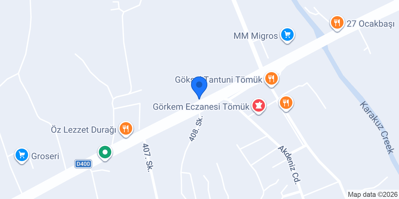 Mercan Oto Lastik konumu