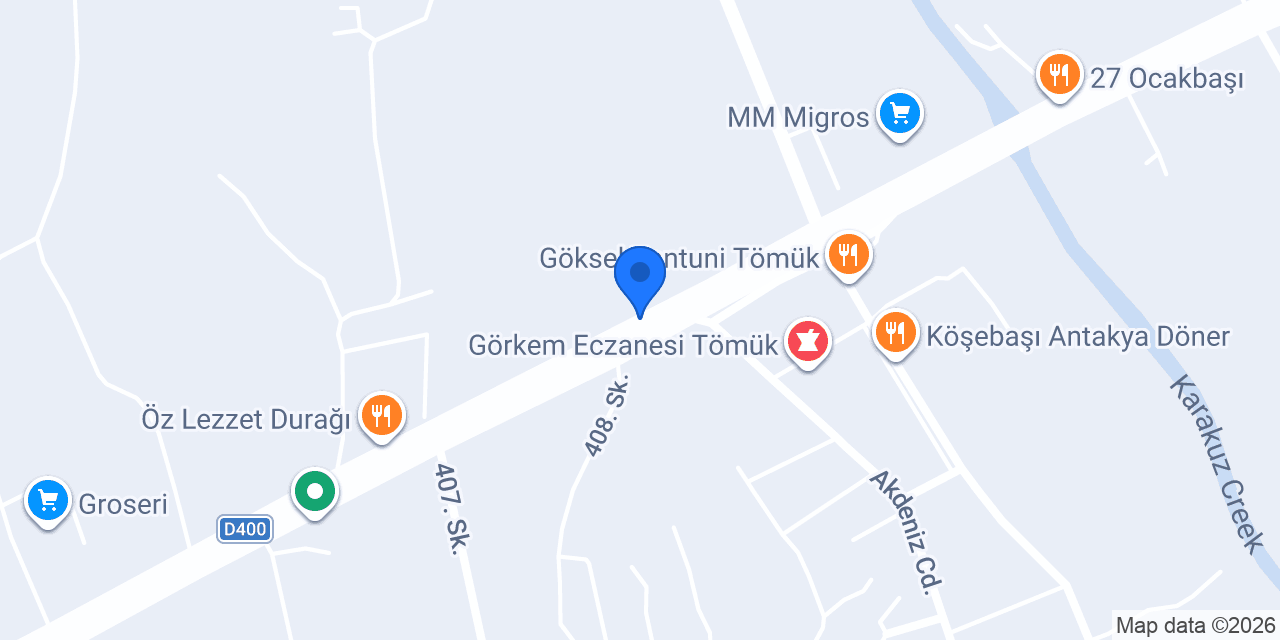 06 OTO SERVİS konumu